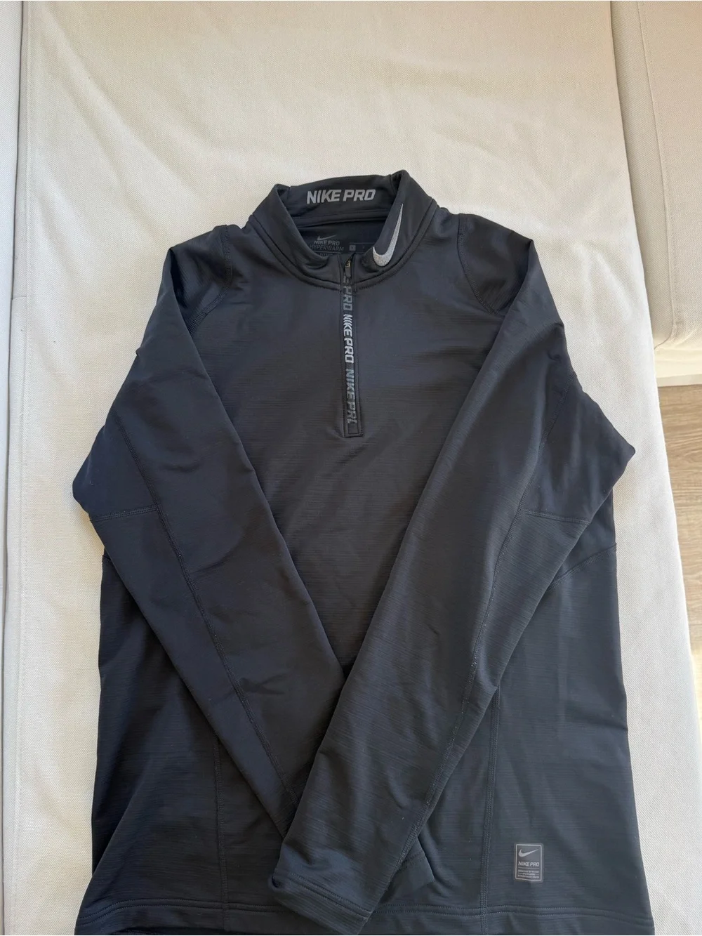 Nike Pro Men's Black Half-Zip Training Top